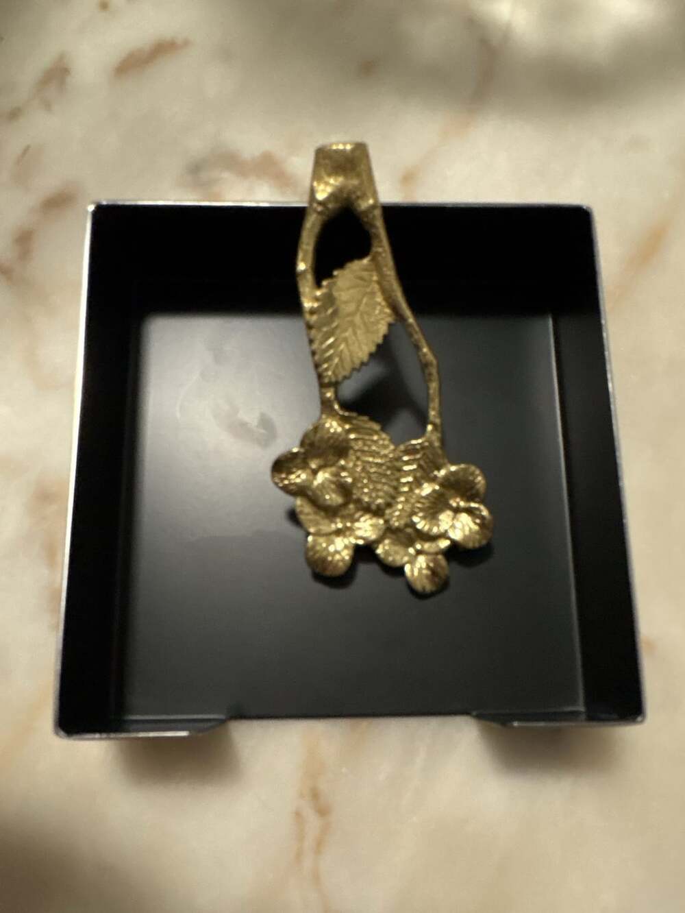 Michael Aram Gold Orchid Napkin Holder